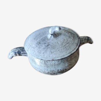 Ceramic soup bowl in Vallauris around 1960