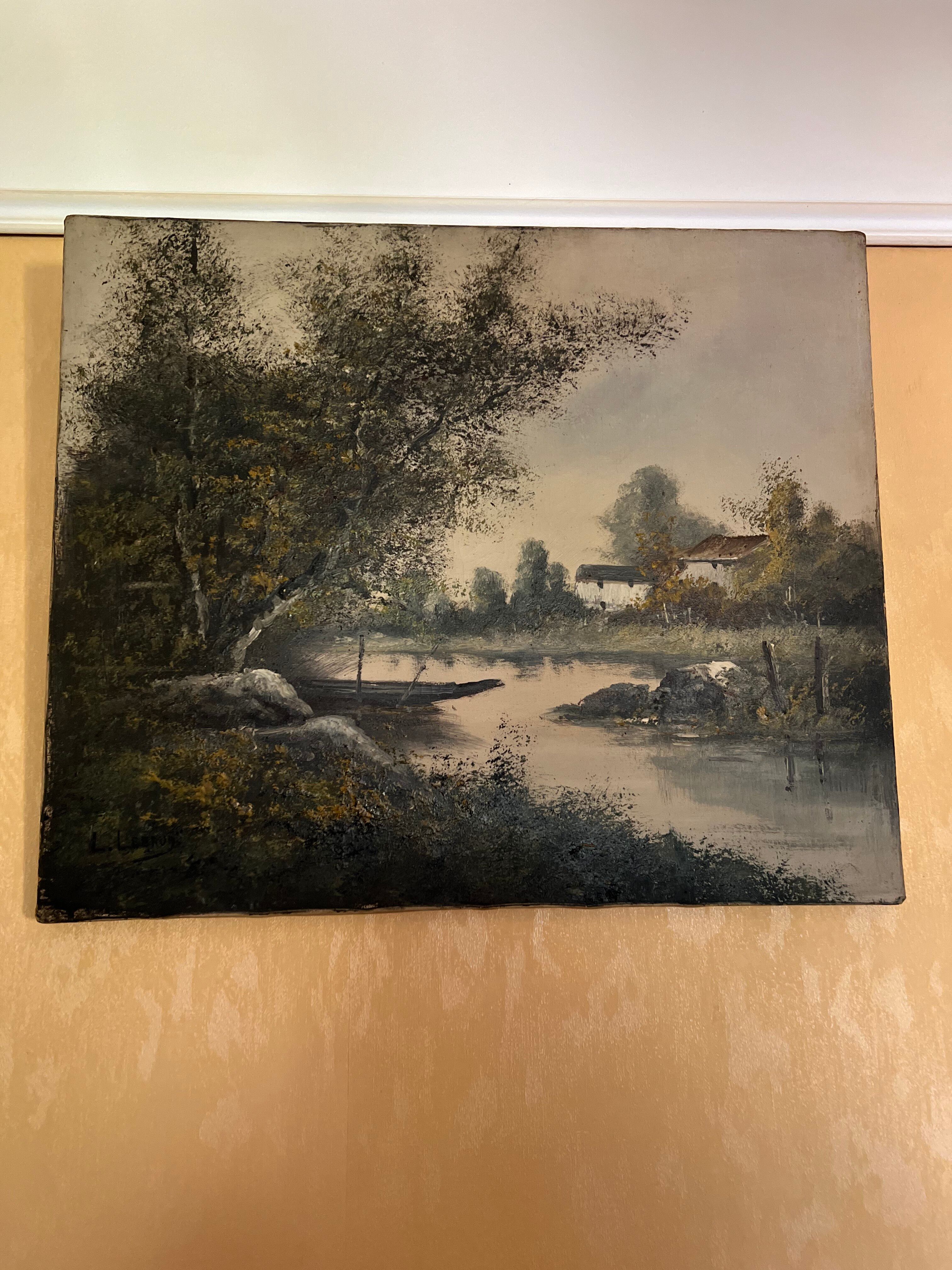 Oil painting by Louis Lebrun