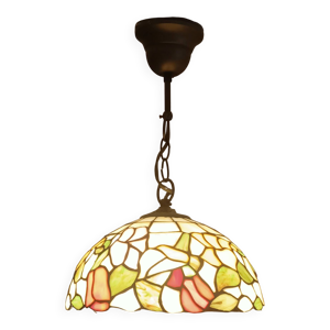 Suspension vitrail style - tiffany