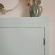 Armoire ancienne petit format vert d'eau