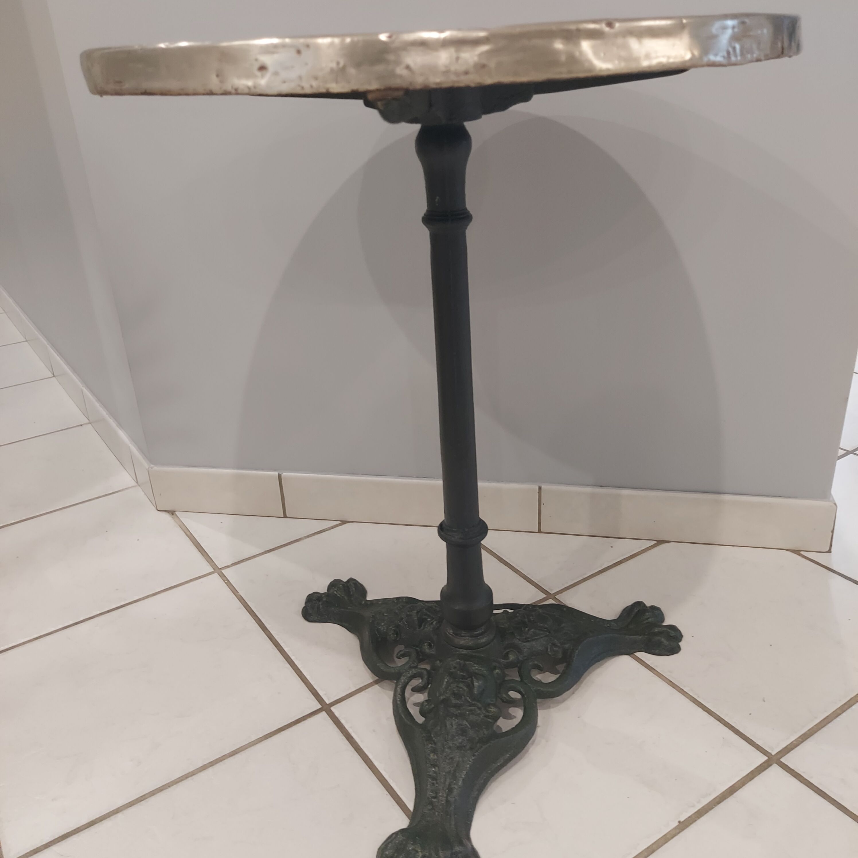 Table gueridon de bistrot Parisien années 1920