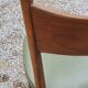 Pair of 50's Scandinavian style mahogany chairs