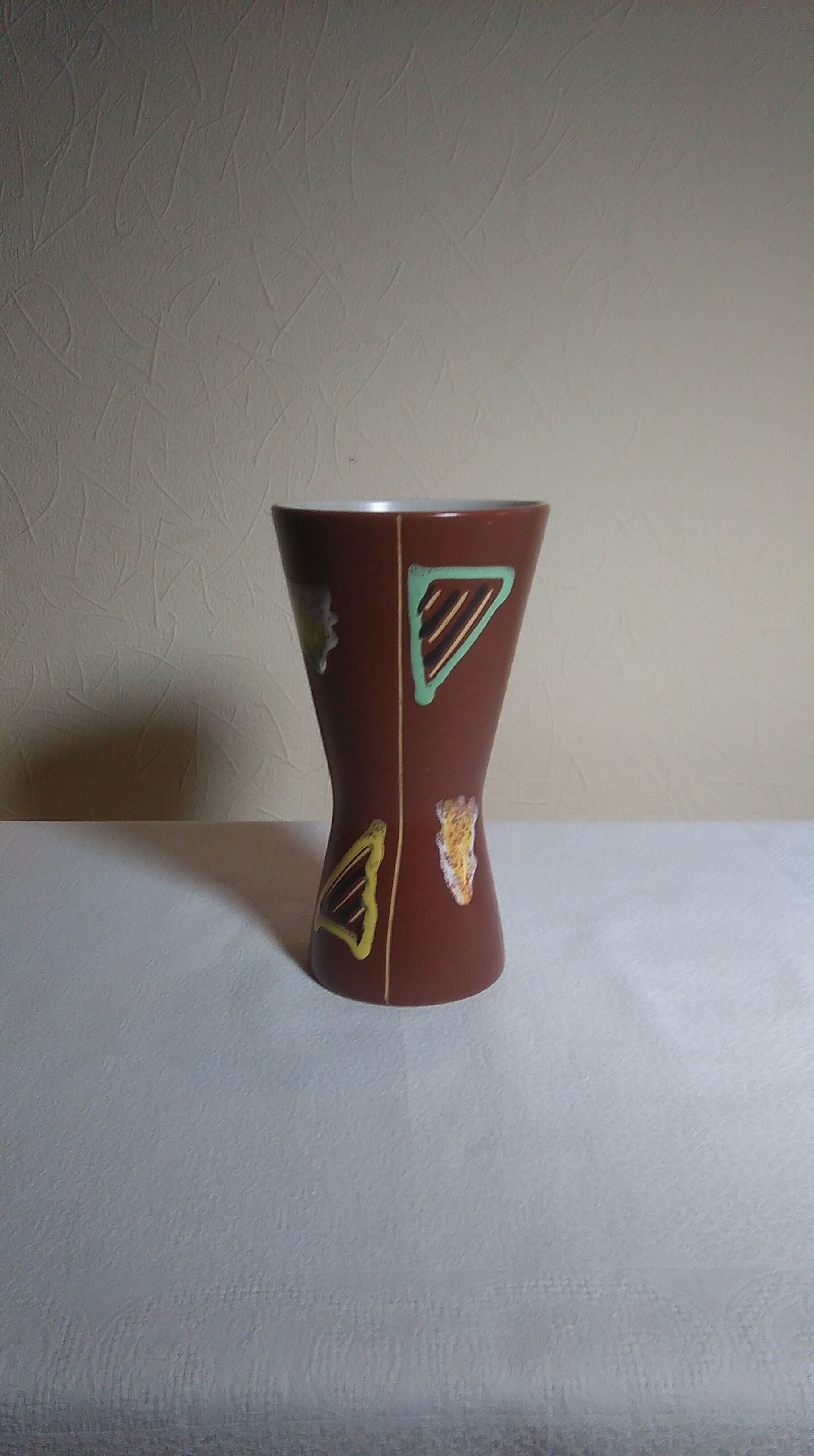 Vase diabolo west germany années 60