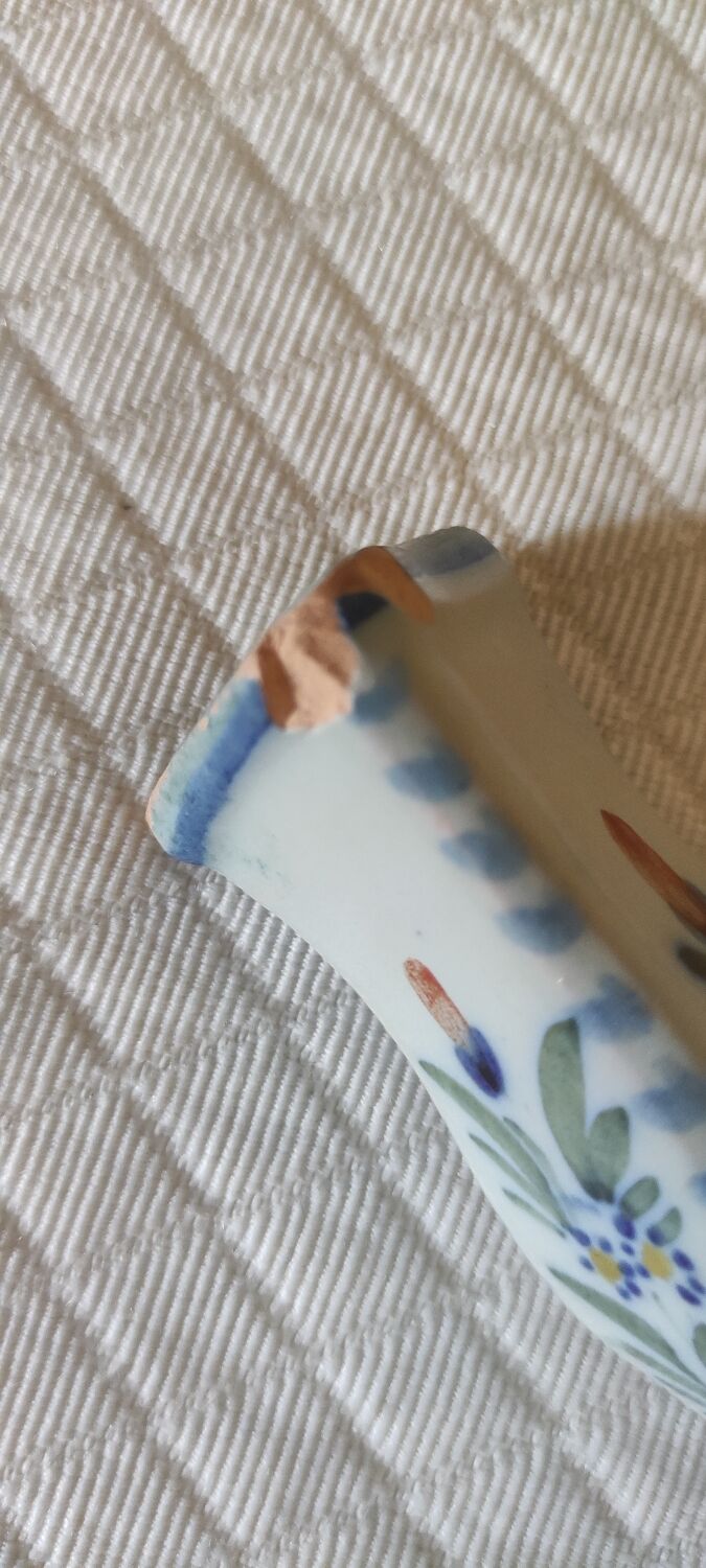 2 antique knife holders HB Quimper