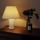 Holmegaard Glass Desk Lamp, Danish Design, 1970s