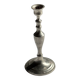 Antique silver-plated candlestick with a baluster shaft H21 D9.5