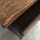 Vintage compas legs bedside table