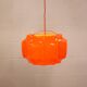 Space age cocoon pendant lamp*** Ilka Plast Waldrode *** German design