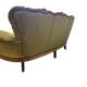 Vintage mustard yellow baroque sofa / three seater