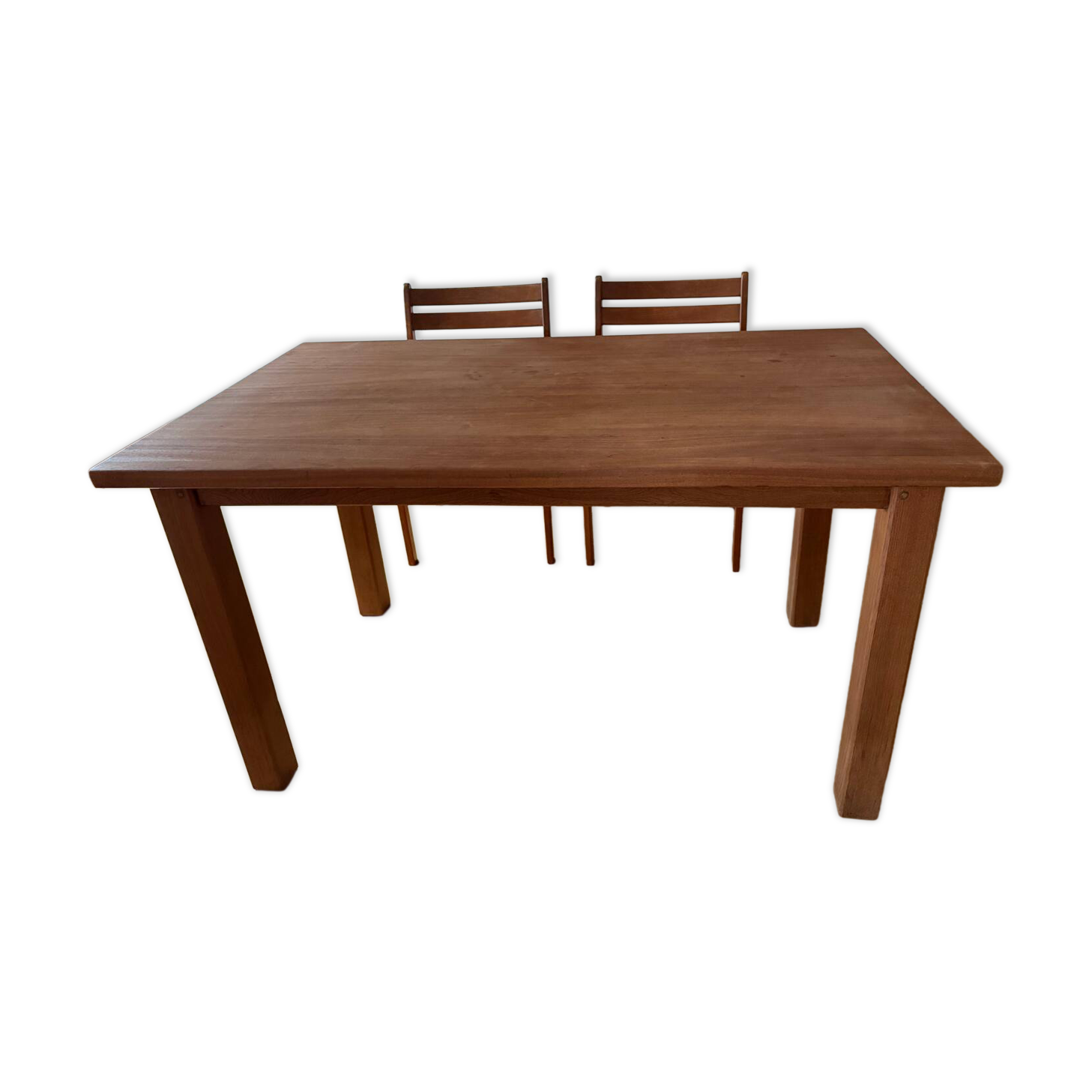 Wooden dining table