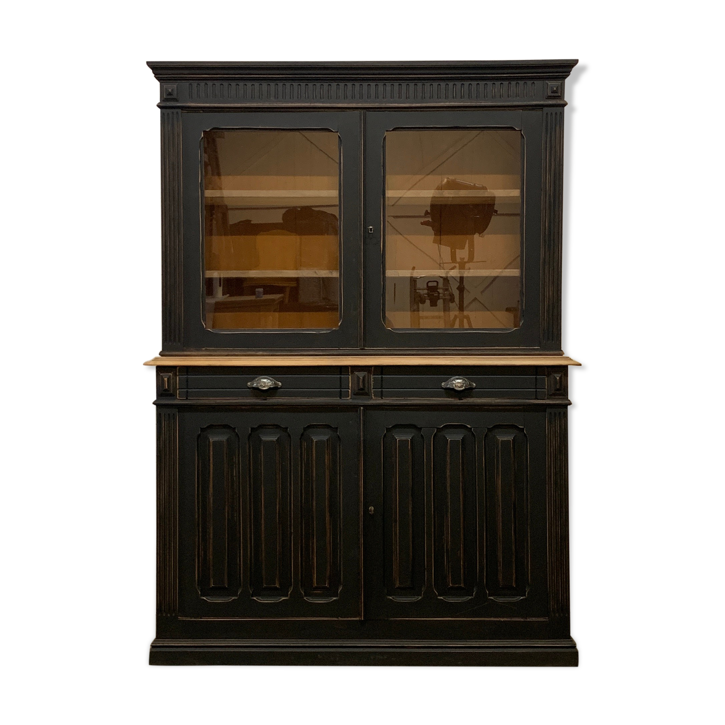 Vaisselier 1930 patinated black