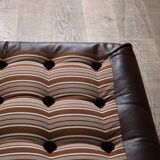 Le Bambole Bed In Buffalo Leather By Mario Bellini For B&B Italia, 1970s