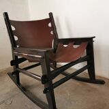 Brutalist rocking chair