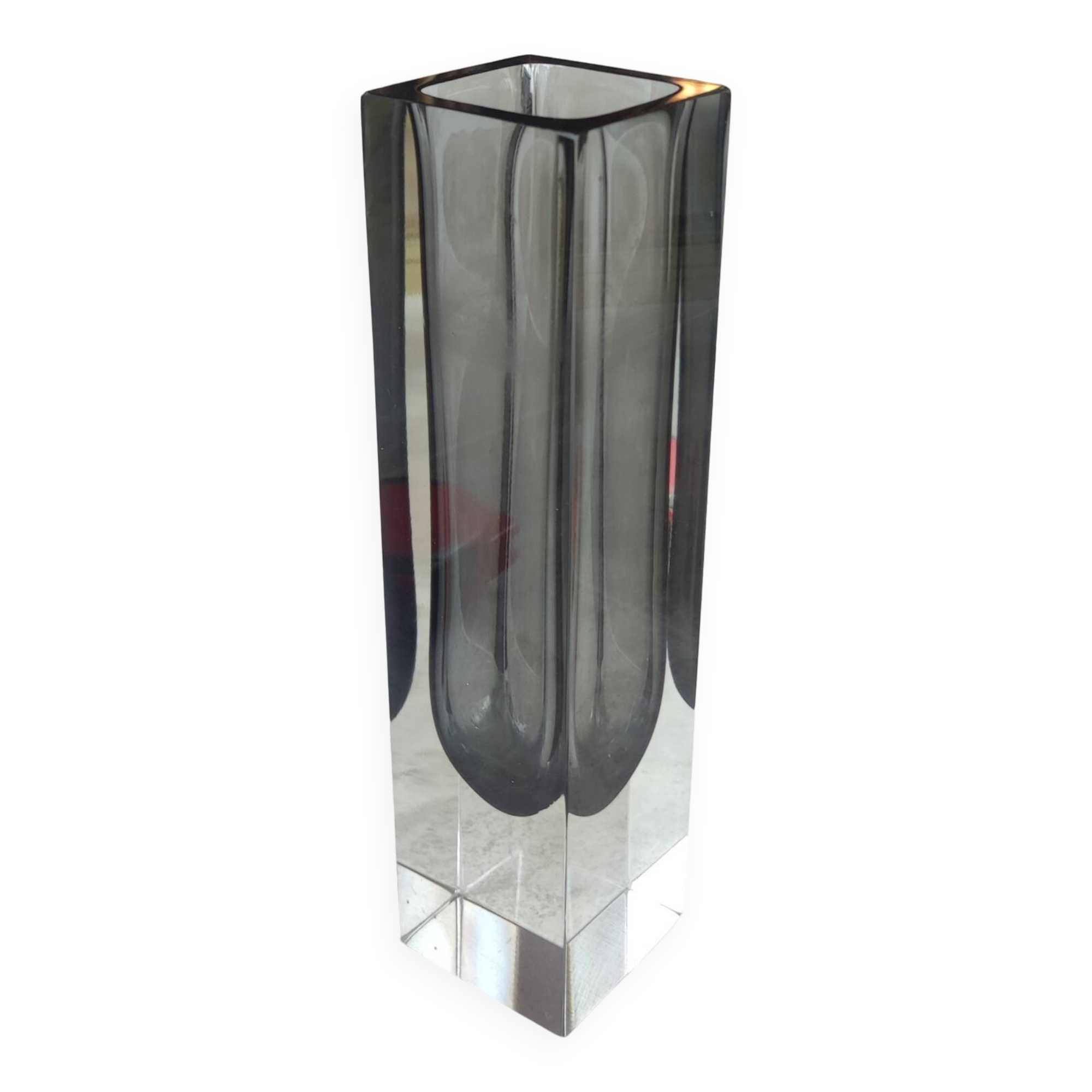 Murano Glass Vase Flavio Poli Seguso Italian design
