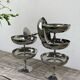 6 coupes en inox 1970