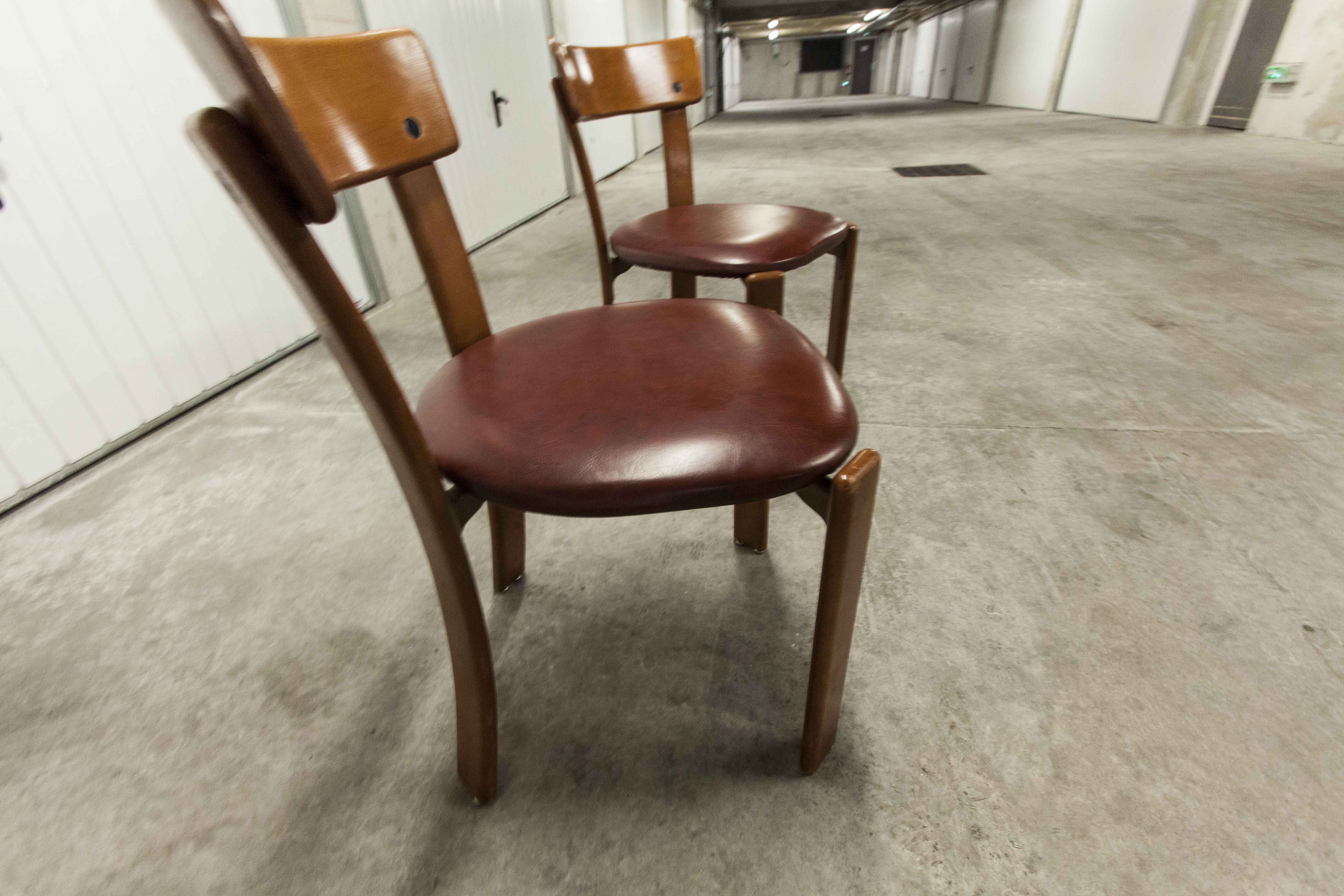 Pair of chairs Bruno Rey Switzerland 1970