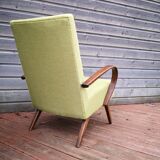 Pair of vintage Czech armchairs, Scandinavian style, 50s