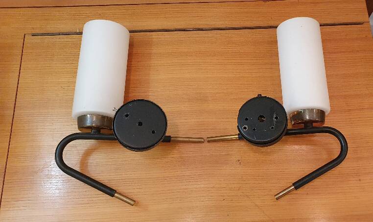 Pair of Arlus Lunel wall lights, 1960