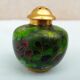 Salt and pepper shaker in partitioned enamels
