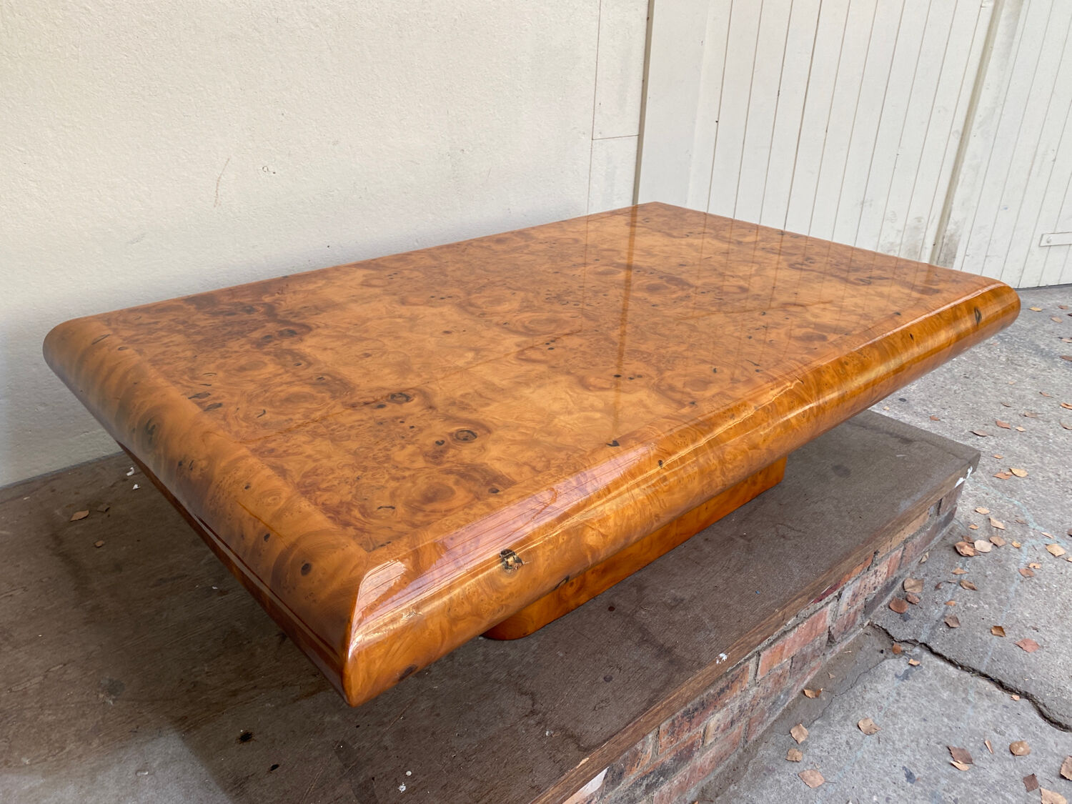 Table basse vintage orme