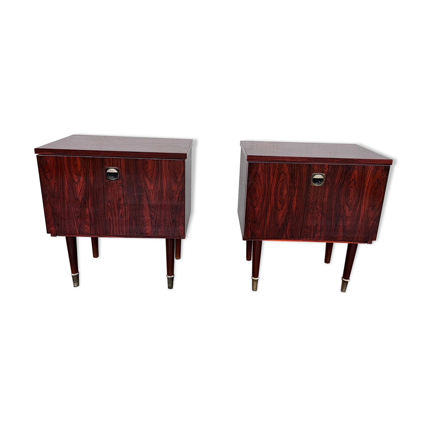 Pair of bedside tables rosewood