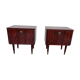 Pair of bedside tables rosewood