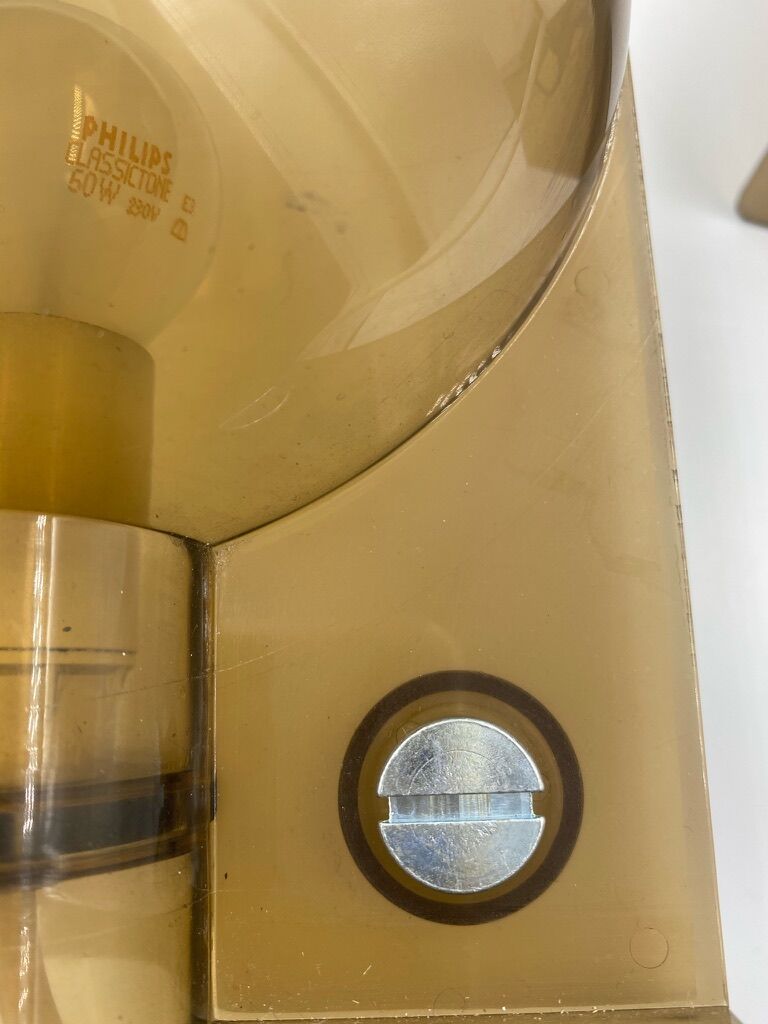 Lampe de table de Sergio Brazzoli pour Guzzini Meblo 1970