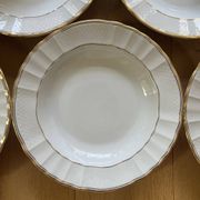 12 deep plates in Limoges porcelain by Bernardaud
