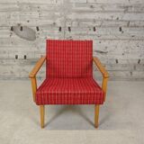 Vintage red armchair