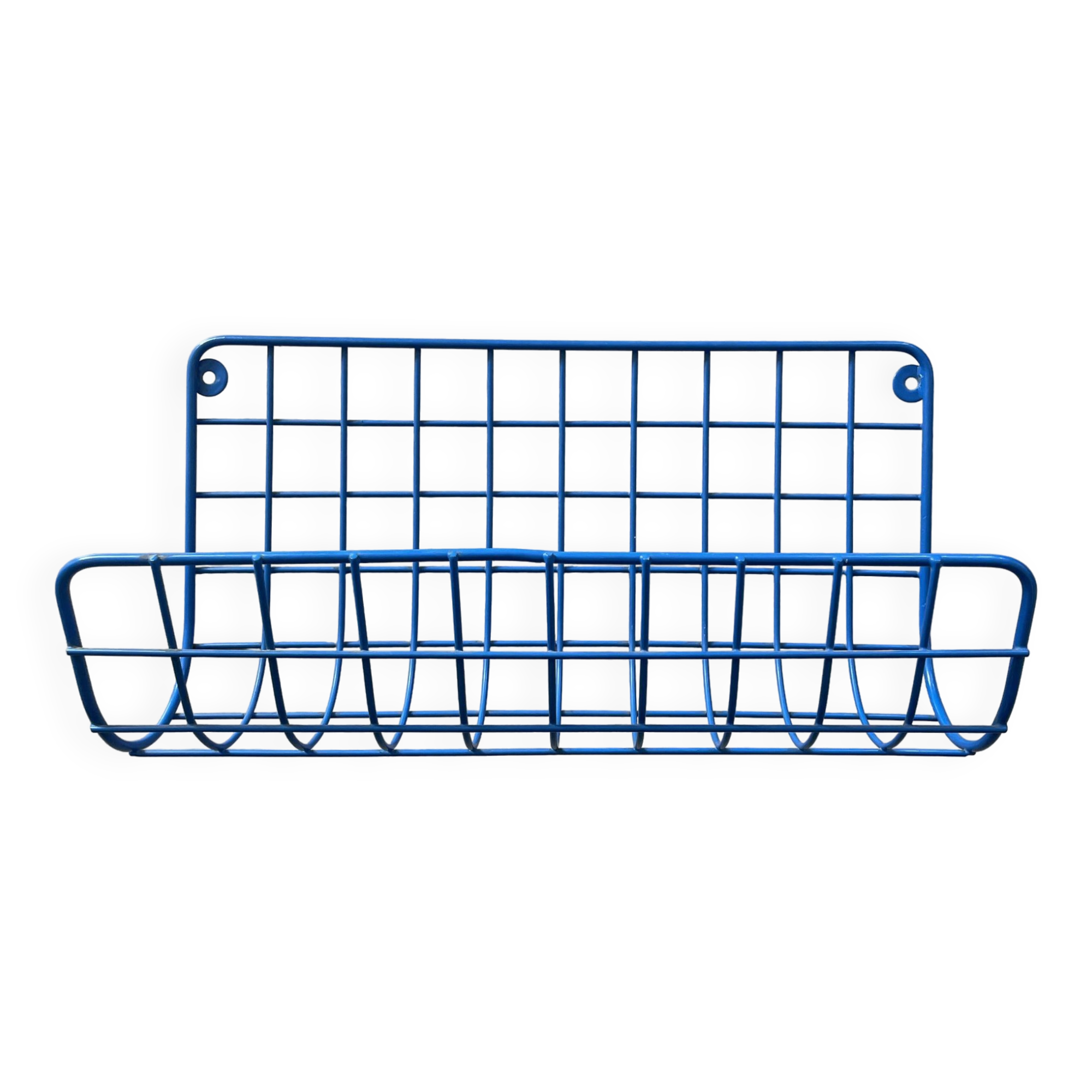 80s grid wall shelf