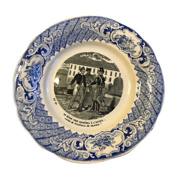 Plate No. 10 Creil Montereau 19th