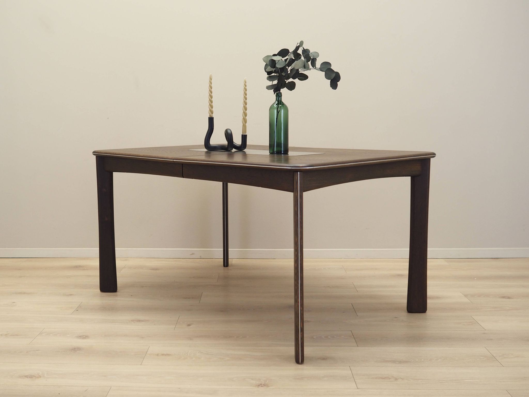 Oak table, Danish design, 1970s, manufacturer: Uldum