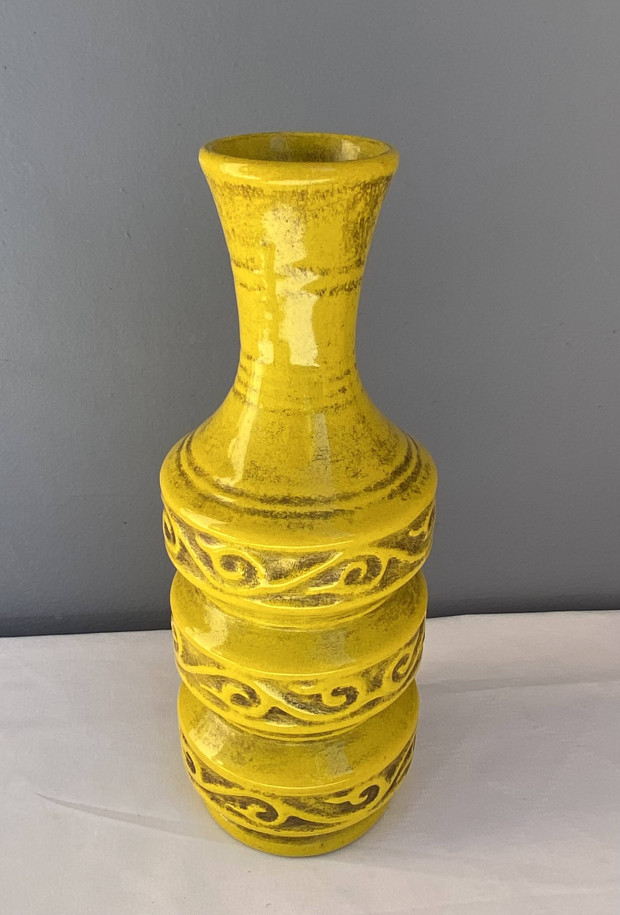 Vase Bitossi en céramique, Italie années 60