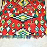 Vintage Berber hallway rug