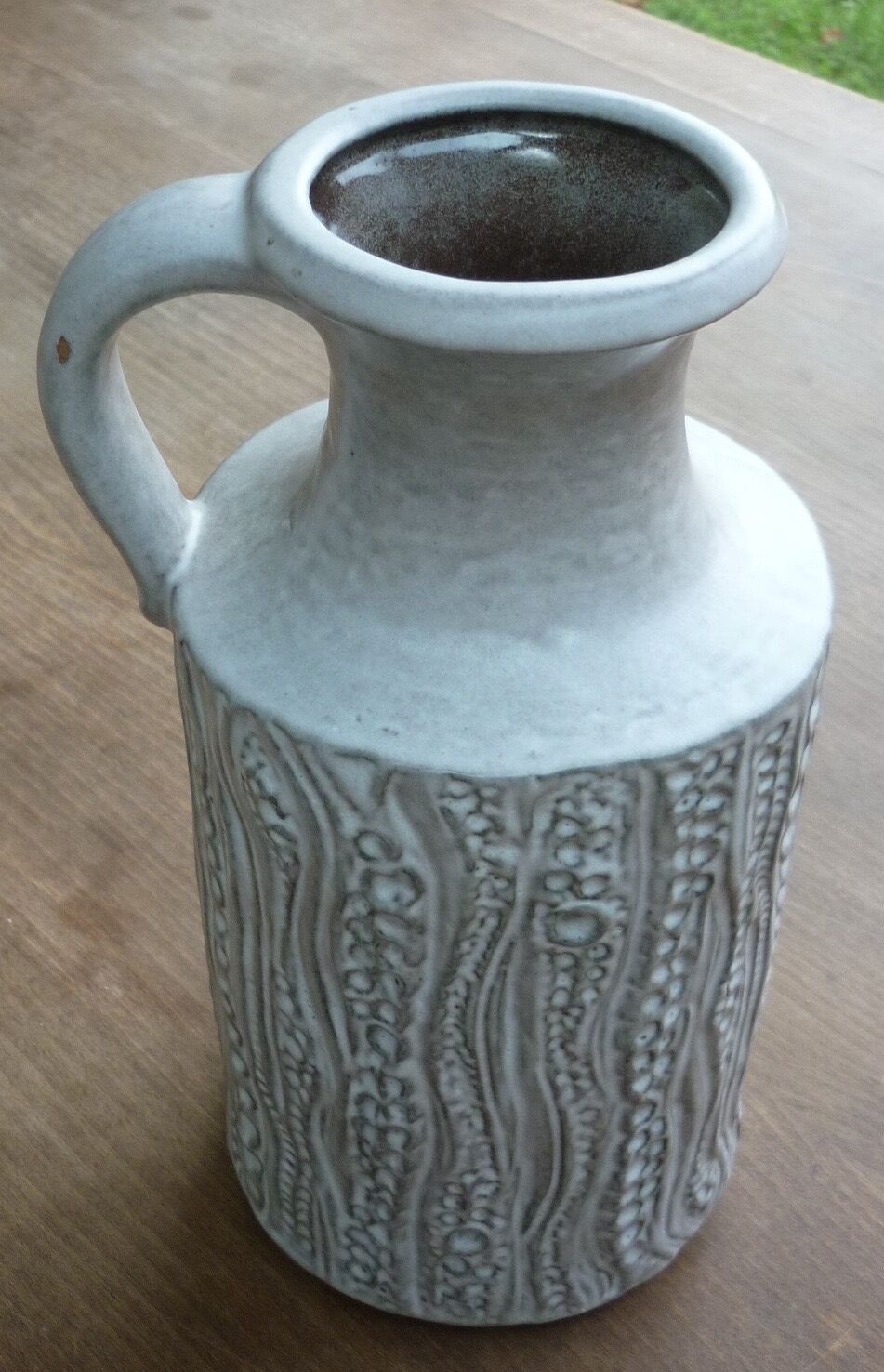 Pitcher in white ceramic WG vintage