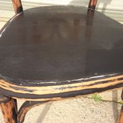 Salon Baumann, 1910, banquette, fauteuil et chaise bistrot