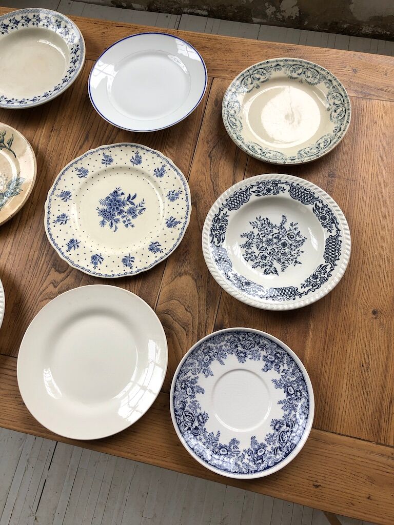 Lot 14 mismatched plates Iron Land