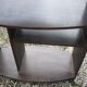 Art-Deco oval brown harness with shelves