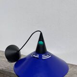 Postmodern blue metal pendant light Glossy