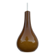 Amber opaline drop pendant from the 1970s