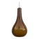 Amber opaline drop pendant from the 1970s