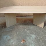 Travertine coffee table