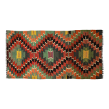 Anatolian handmade kilim rug 290 cm x 157 cm