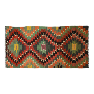 Tapis kilim artisanal d’Anatolie 290 cm x 157 cm