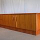 Vintage Scandinavian teak bass row