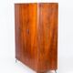 Bauhaus Wardrobe in Chromed Steel and Walnut by Slezak, Czech, 1930s