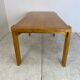 Scandinavian modernist brutalist pine rectangular dining table, 1960s