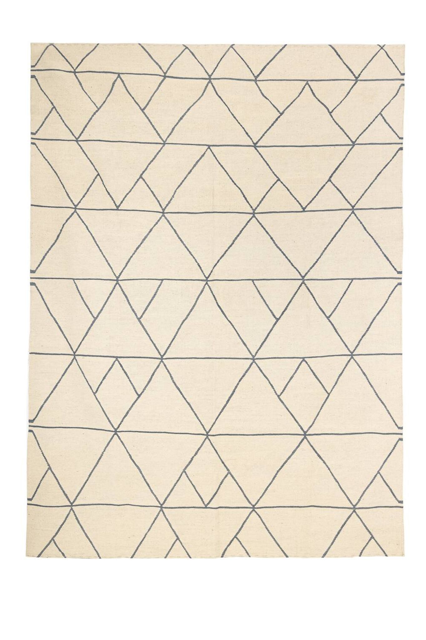 Kilim afghan contemporain 286 x 209 cm
