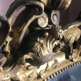 Large golden antique mirror  77x108cm