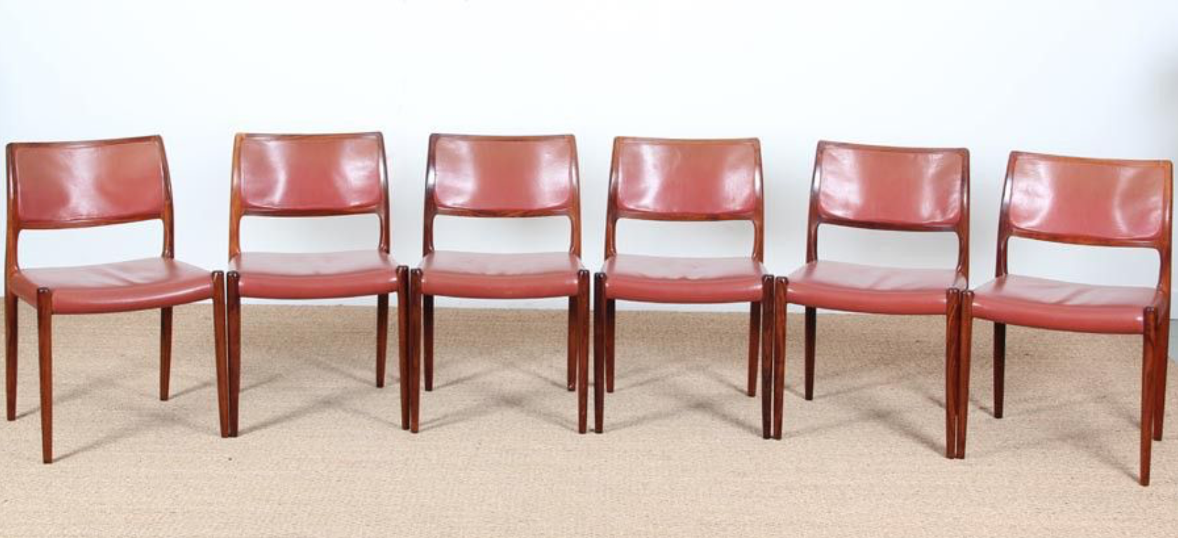 By Niels Möller 1968 rosewood lounge chairs